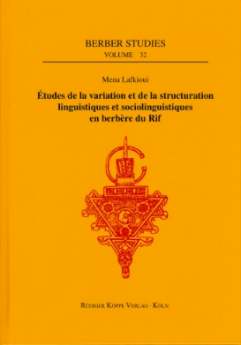 Études de la variation et de la structuration linguistiques (Cover)