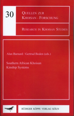 Southern African Khoisan Kinship Systems( Cover)
