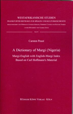 A Dictionary of Margi  (Cover)