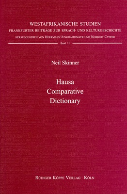 Hausa Comparative Dictionary (Cover)