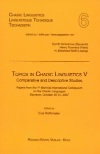 Topics in Chadic Linguistics V (Cover)