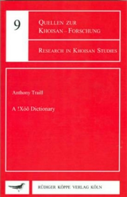 A !Xóõ Dictionary (Cover)