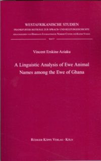 A Linguistic Study of Ewe (Cover)