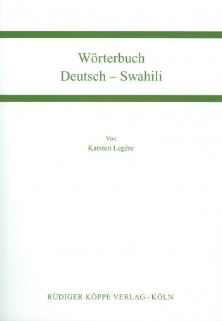 Wörterbuch Deutsch-Swahili (Cover)